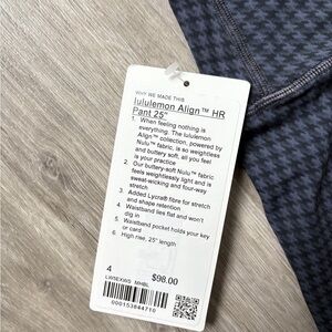 Lululemon Athletica Align HR Pant 25" in Blue